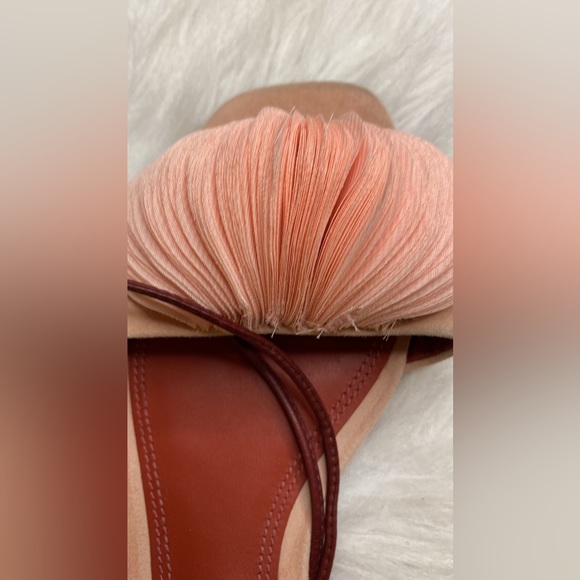 Mercedes Castillo Leather Sandals - Pink Sandals, Shoes - Picture 9 of 11